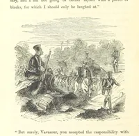 An illustration from The Fife and Drum; or, would be a soldier (1863)