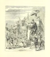An illustration from The Fife and Drum; or, would be a soldier (1863)