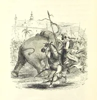 An illustration from The Fife and Drum; or, would be a soldier (1863)