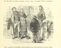 An illustration from The Fife and Drum; or, would be a soldier (1863)