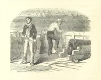 An illustration from The Fife and Drum; or, would be a soldier (1863)