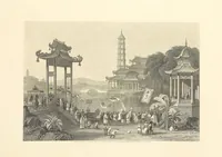 An illustration from China: in a series of views, displaying the scenery, architecture and social habits of that ancient empire. Drawn ... by T. Allom. With historical and descriptive notices by the Rev. G. N. Wright (1858)