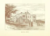 An illustration from A Series of picturesque views of castles and country houses in Yorkshire, principally in the northern division of the West Riding, from sketches made by Mr. E. Healey ... Reprinted from the “Bradford Illustrated Weekly Telegraph.” (1885)