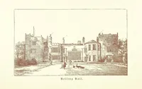 An illustration from A Series of picturesque views of castles and country houses in Yorkshire, principally in the northern division of the West Riding, from sketches made by Mr. E. Healey ... Reprinted from the “Bradford Illustrated Weekly Telegraph.” (1885)