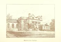 An illustration from A Series of picturesque views of castles and country houses in Yorkshire, principally in the northern division of the West Riding, from sketches made by Mr. E. Healey ... Reprinted from the “Bradford Illustrated Weekly Telegraph.” (1885)