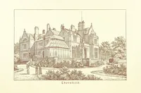 An illustration from A Series of picturesque views of castles and country houses in Yorkshire, principally in the northern division of the West Riding, from sketches made by Mr. E. Healey ... Reprinted from the “Bradford Illustrated Weekly Telegraph.” (1885)