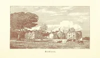 An illustration from A Series of picturesque views of castles and country houses in Yorkshire, principally in the northern division of the West Riding, from sketches made by Mr. E. Healey ... Reprinted from the “Bradford Illustrated Weekly Telegraph.” (1885)