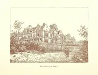 An illustration from A Series of picturesque views of castles and country houses in Yorkshire, principally in the northern division of the West Riding, from sketches made by Mr. E. Healey ... Reprinted from the “Bradford Illustrated Weekly Telegraph.” (1885)