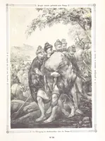 An illustration from Vaterländische Bilder-Chronik aus der Geschichte des österreichischen Kaiserstaates. Von seinen ältesten Bewohnern bis auf die gegenwärtige Zeit ... Bearbeitet und mit Original-Handzeichnungen ausgestattet von A. Z (1843)