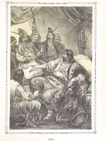 An illustration from Vaterländische Bilder-Chronik aus der Geschichte des österreichischen Kaiserstaates. Von seinen ältesten Bewohnern bis auf die gegenwärtige Zeit ... Bearbeitet und mit Original-Handzeichnungen ausgestattet von A. Z (1843)