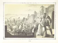 An illustration from Vaterländische Bilder-Chronik aus der Geschichte des österreichischen Kaiserstaates. Von seinen ältesten Bewohnern bis auf die gegenwärtige Zeit ... Bearbeitet und mit Original-Handzeichnungen ausgestattet von A. Z (1843)