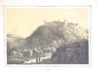 An illustration from Vaterländische Bilder-Chronik aus der Geschichte des österreichischen Kaiserstaates. Von seinen ältesten Bewohnern bis auf die gegenwärtige Zeit ... Bearbeitet und mit Original-Handzeichnungen ausgestattet von A. Z (1843)