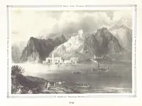 An illustration from Vaterländische Bilder-Chronik aus der Geschichte des österreichischen Kaiserstaates. Von seinen ältesten Bewohnern bis auf die gegenwärtige Zeit ... Bearbeitet und mit Original-Handzeichnungen ausgestattet von A. Z (1843)