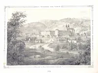 An illustration from Vaterländische Bilder-Chronik aus der Geschichte des österreichischen Kaiserstaates. Von seinen ältesten Bewohnern bis auf die gegenwärtige Zeit ... Bearbeitet und mit Original-Handzeichnungen ausgestattet von A. Z (1843)
