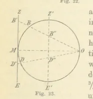 An illustration from Leitfaden der Kartenentwurfslehre ... Mit Figuren im Text und einer lithographischen Tafel (1884)