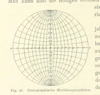 An illustration from Leitfaden der Kartenentwurfslehre ... Mit Figuren im Text und einer lithographischen Tafel (1884)