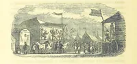 An illustration from The Vicar of Wakefield ... And a prefatory memoir by G. Moir Bussey ... Embellished with ... two hundred engravings on wood, etc (1845)