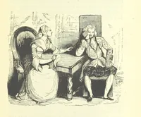 An illustration from The Vicar of Wakefield ... And a prefatory memoir by G. Moir Bussey ... Embellished with ... two hundred engravings on wood, etc (1845)