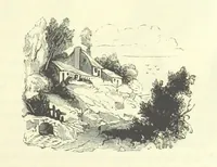 An illustration from The Vicar of Wakefield ... And a prefatory memoir by G. Moir Bussey ... Embellished with ... two hundred engravings on wood, etc (1845)