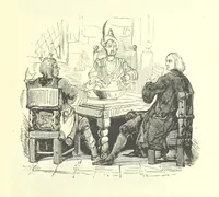 An illustration from The Vicar of Wakefield ... And a prefatory memoir by G. Moir Bussey ... Embellished with ... two hundred engravings on wood, etc (1845)