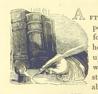 An illustration from The Vicar of Wakefield ... And a prefatory memoir by G. Moir Bussey ... Embellished with ... two hundred engravings on wood, etc (1845)