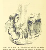 An illustration from The Vicar of Wakefield ... And a prefatory memoir by G. Moir Bussey ... Embellished with ... two hundred engravings on wood, etc (1845)