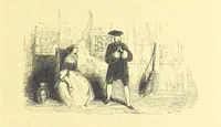 An illustration from The Vicar of Wakefield ... And a prefatory memoir by G. Moir Bussey ... Embellished with ... two hundred engravings on wood, etc (1845)