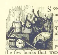 An illustration from The Vicar of Wakefield ... And a prefatory memoir by G. Moir Bussey ... Embellished with ... two hundred engravings on wood, etc (1845)