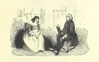 An illustration from The Vicar of Wakefield ... And a prefatory memoir by G. Moir Bussey ... Embellished with ... two hundred engravings on wood, etc (1845)