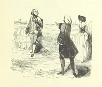 An illustration from The Vicar of Wakefield ... And a prefatory memoir by G. Moir Bussey ... Embellished with ... two hundred engravings on wood, etc (1845)