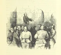 An illustration from The Vicar of Wakefield ... And a prefatory memoir by G. Moir Bussey ... Embellished with ... two hundred engravings on wood, etc (1845)