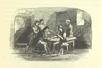 An illustration from The Vicar of Wakefield ... And a prefatory memoir by G. Moir Bussey ... Embellished with ... two hundred engravings on wood, etc (1845)