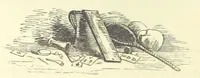 An illustration from The Vicar of Wakefield ... And a prefatory memoir by G. Moir Bussey ... Embellished with ... two hundred engravings on wood, etc (1845)