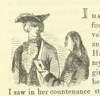 An illustration from The Vicar of Wakefield ... And a prefatory memoir by G. Moir Bussey ... Embellished with ... two hundred engravings on wood, etc (1845)