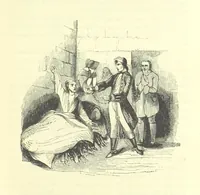 An illustration from The Vicar of Wakefield ... And a prefatory memoir by G. Moir Bussey ... Embellished with ... two hundred engravings on wood, etc (1845)