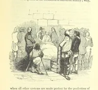 An illustration from The Vicar of Wakefield ... And a prefatory memoir by G. Moir Bussey ... Embellished with ... two hundred engravings on wood, etc (1845)