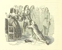 An illustration from The Vicar of Wakefield ... And a prefatory memoir by G. Moir Bussey ... Embellished with ... two hundred engravings on wood, etc (1845)