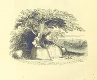 An illustration from The Vicar of Wakefield ... And a prefatory memoir by G. Moir Bussey ... Embellished with ... two hundred engravings on wood, etc (1845)