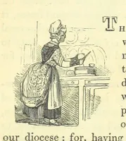 An illustration from The Vicar of Wakefield ... And a prefatory memoir by G. Moir Bussey ... Embellished with ... two hundred engravings on wood, etc (1845)