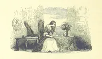 An illustration from The Vicar of Wakefield ... And a prefatory memoir by G. Moir Bussey ... Embellished with ... two hundred engravings on wood, etc (1845)