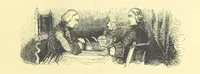 An illustration from The Vicar of Wakefield ... And a prefatory memoir by G. Moir Bussey ... Embellished with ... two hundred engravings on wood, etc (1845)