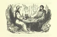An illustration from The Vicar of Wakefield ... And a prefatory memoir by G. Moir Bussey ... Embellished with ... two hundred engravings on wood, etc (1845)