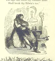 An illustration from The Vicar of Wakefield ... And a prefatory memoir by G. Moir Bussey ... Embellished with ... two hundred engravings on wood, etc (1845)