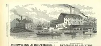 An illustration from 1776 American Enterprise. 1876. Burley's United States Centennial Gazetteer and Guide 1876 ... C. H. Kidder, editor, etc (1876)