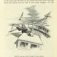 An illustration from Tom Cringle's log...Illustrated by J.A. Symington, etc (1895)