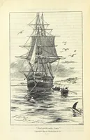 An illustration from Tom Cringle's log...Illustrated by J.A. Symington, etc (1895)