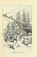 An illustration from Tom Cringle's log...Illustrated by J.A. Symington, etc (1895)