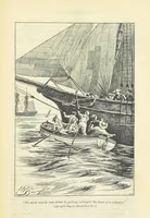 An illustration from Tom Cringle's log...Illustrated by J.A. Symington, etc (1895)