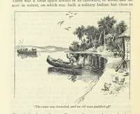 An illustration from Tom Cringle's log...Illustrated by J.A. Symington, etc (1895)