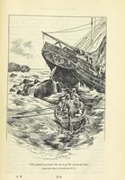 An illustration from Tom Cringle's log...Illustrated by J.A. Symington, etc (1895)
